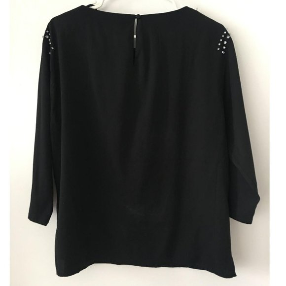 3/$25 H&M Stud Rockstud shirt top blouse, size 12 - Picture 2 of 4